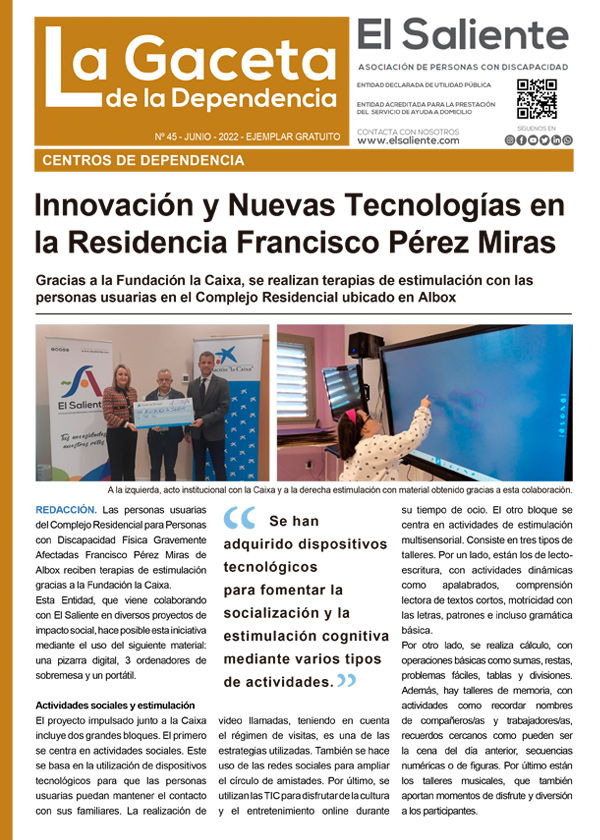 La Gaceta de la Dependencia. Número 45, junio 2022